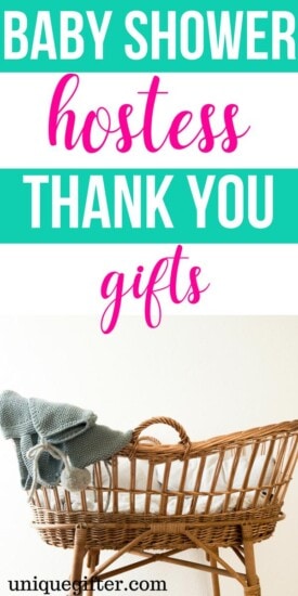 20 Thank You Gift Ideas for Baby Shower Hosts - Unique Gifter