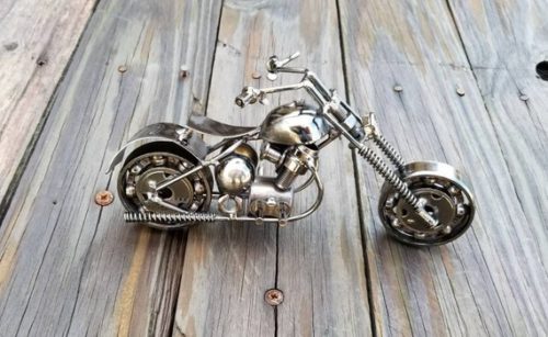 Father’s Day Gifts For Bikers - upcycled motorcycle. 