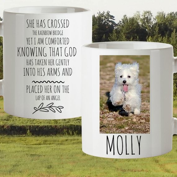 Sympathy Gift Ideas for Loss of Dog include this mug that can make them smile. 
