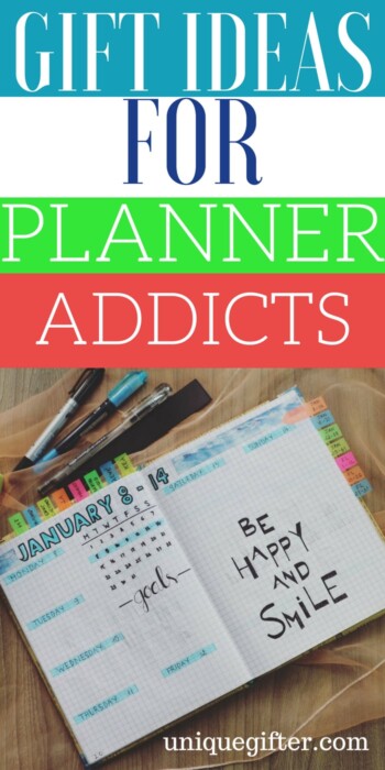 Gifts for Planner Addicts | Organizer Gifts | Party Planner Gifts | Trip Planner Gifts | Planner Lover Gifts | Journaling Gifts | #journal #bulletjournal #planner #giftidea