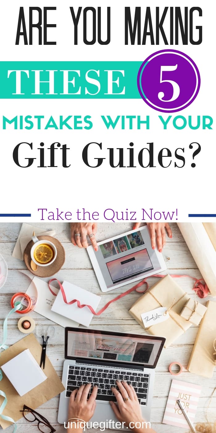 Are you making these 5 mistakes with your gift guides? Take the quiz and find out! There's constant learning in the blogging world, I'm so glad to learn from other people who have figured things out.
