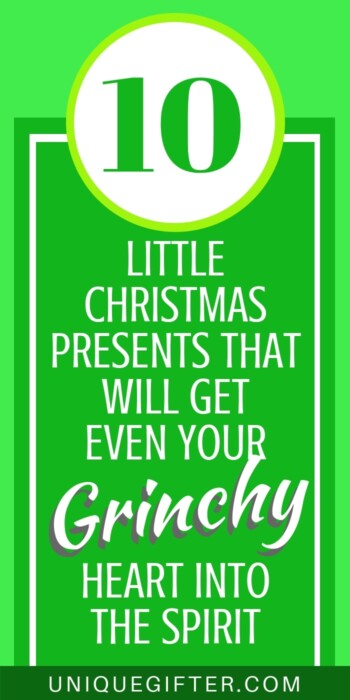 10 little christmas presesnts that will gt even your grinchy heart into the spirit of christmas | Fun Christmas gifts for friends and family | Cute hostess and office gift exchange ideas that are cheap and affordable under $10 presents.
