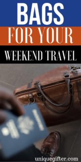 The Best Bags for Weekend Travel | Weekend travel bags to buy | Top weekend bags for traveling | Best bags for airports | Travel bags to buy | Gift idea for someone who travels #travel #weekendbag #giftidea