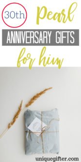 30th Pearl Anniversary Gifts for Him