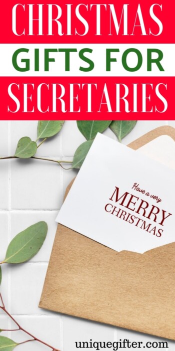 Christmas Gifts For Secretaries | Office Staff Gifts | Administrative Gifts | Admin Professionals | Gifts For Office Help | Gifts For Secretaries | #gifts #giftguide #presents #secretary #office #creative #uniquegifter