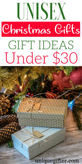 Unisex Christmas Gift Ideas Under $30 | What are some unisex gift ideas under $30 | Christmas Gifts Under $30 | What to buy for Christmas under $30 | Christmas Gifts that are unisex | Unisex Christmas Presents that are affordable | Unique Unisex Christmas Presents #Unisex #ChristmasGifts #Affordable