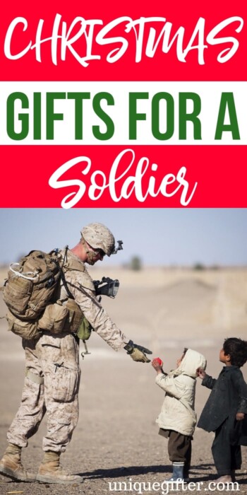 Christmas Gifts For A Soldier | Christmas Gifts For Military | Christmas Gift Ideas | Soldier Gifts | Soldier Presents | Unique Soldier Presents | #gifts #giftguide #presents #soldier #christmas #uniquegifter