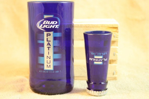 Bud Light Platinum drinking set