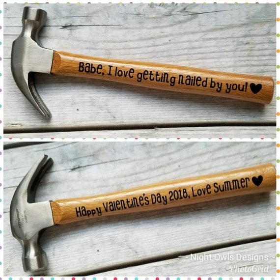Personalized romantic hammer for men