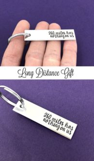 personalized distance relationship charm 