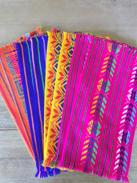 Mexican print napkins