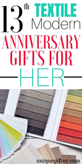 13th Textile Modern Anniversary Gifts For Her | Gifts For Your Wife | 13th Anniversary Gifts | Gift Ideas To Celebrate 13th Anniversary | Modern Anniversary Gift Ideas | 13th Wedding Anniversary Gifts | 13th Wedding Anniversary Gifts For Her | Gifts For Your Anniversary | #gift #giftguide #anniversary #presents #unique