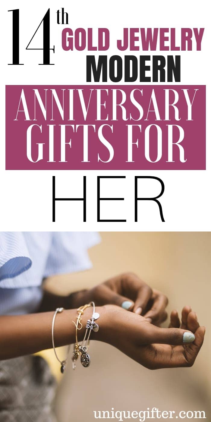 14th Gold Jewelry Modern Anniversary Gifts for Her | What to buy for 14th Wedding Anniversary | Anniversary Gifts For Your Wife | 14th Wedding Anniversary | Gifts For Her | Creative Gifts For Your Wife | Anniversary Gifts For Your Wife | #gifts #anniversary #giftguide #presents #giftsforher