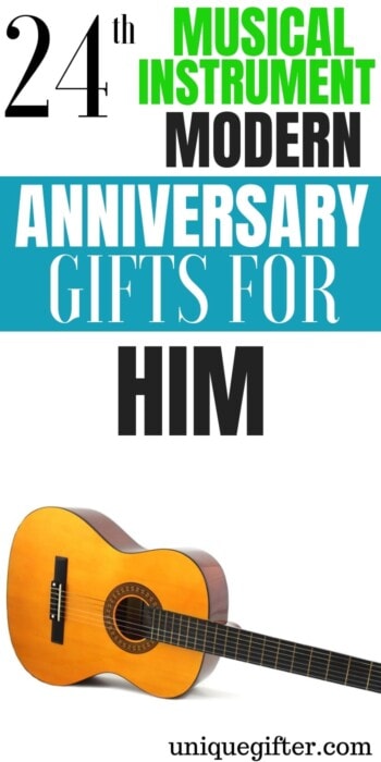 24th Musical Instrument Modern Anniversary Gifts For Him | 24th Wedding Anniversary Gifts | Gifts For Your Husband | Anniversary Gifts For Him | Creative 24th Musical Anniversary Gifts | Unique Gifts For Your Husband | 24th Anniversary Gifts | #gifts #giftguide #anniversary #presents #giftsforhim