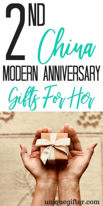 Fun and china modern anniversary gifts for her | Even if you can't afford a plane ticket to China, you can find a lovely second wedding anniversary gift that follows the modern theme, using a pun to make it funny or just a pretty piece of china. Find the perfect anniversary gift idea for my wife | #anniversary #gifts #giftguide