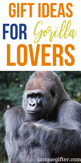 Gift Ideas For Gorilla Lovers | Gift Giving For Gorilla Fans | Christmas Gifts For Gorilla Fanatics | Presents For Gorilla Fans | Presents For Gorilla Lovers | Gorilla Gift Guide | Gorilla Present Guide | Gorilla Christmas Gift Guide | #gifts #giftguide #gorillas #presents #christmas