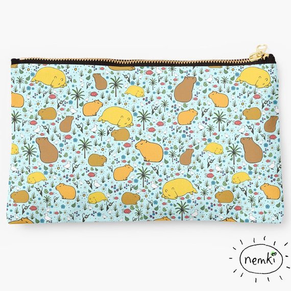 Patterned pencil pouch