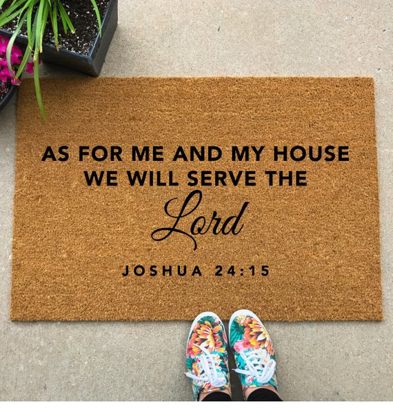 This Welcome gifts for new church members allows everyone to enter their home with a blessing. 