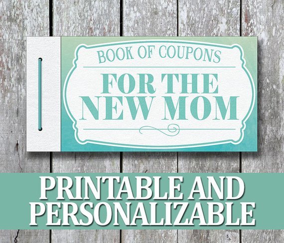 “Book of coupons for the new mom” Printable Coupon Book