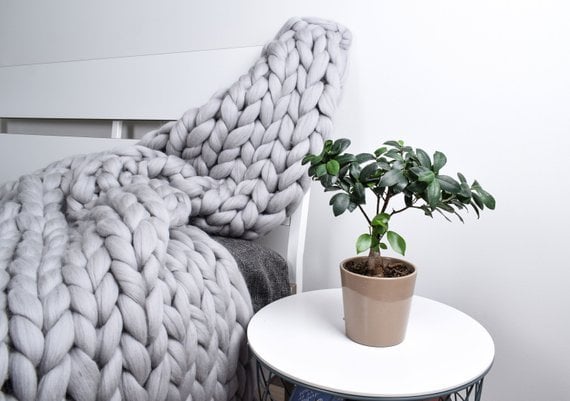 Chunky Knit Blanket