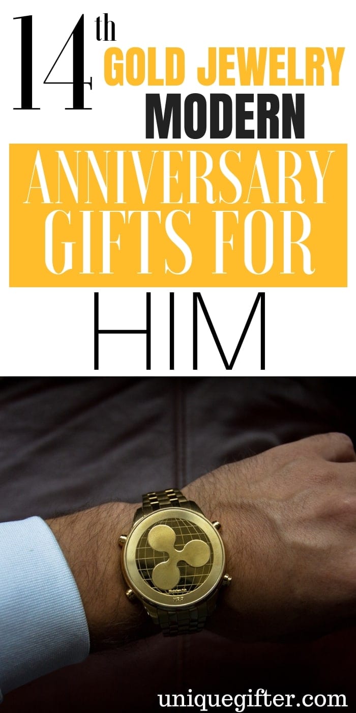 20 14th Gold Jewelry Modern Anniversary Gifts For Him
