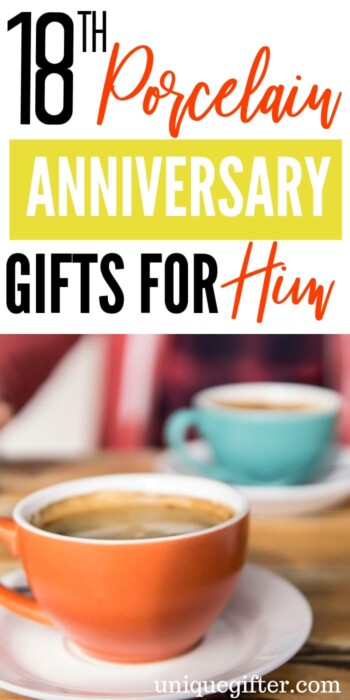 18th Porcelain Modern Anniversary Gifts for Him | Anniversary Gifts For Your Husband | 18th Anniversary Gifts | Gift Ideas For 18th Anniversary | Creative Gift Ideas For Husband | Anniversary Presents For 18th | Gift Ideas For 18th Wedding Anniversary | Modern Anniversary Gifts | #gifts #anniversary #giftguide #porcelain #presents