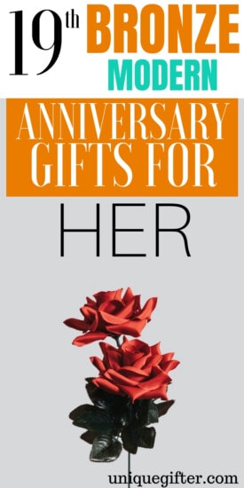 19th Bronze Modern Anniversary Gifts For Her | Gifts For Your Wife | Wedding Anniversary Gifts | Gifts To Celebrate Anniversary | Present Ideas For Your Wife | Gifts For Her | 19th Anniversary Gifts | 19th Wedding Anniversary | Gifts She Will Love | Anniversary Gifts | #gifts #giftguide #anniversary #presents #unique