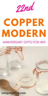 22 Copper Modern Anniversary Gifts For Her | 22nd Wedding Anniversary Gifts | Gift Ideas for 22nd Wedding Anniversary | Anniversary Gifts For Your Wife | Gifts For Her | Anniversary Gifts For Her | 22nd Anniversary Gifts For Wife | #gifts #anniversary #guideguide #presents #wife
