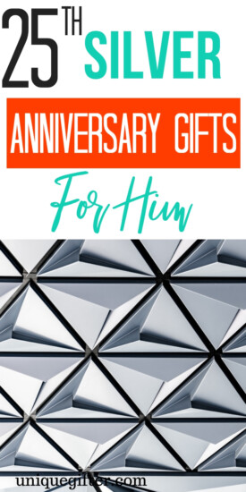 25th Silver Anniversary Gifts for Him | What to buy my husband for our 25th wedding anniversary | These are the best 25th silver wedding anniversary gift ideas out there. | #anniversary #gifts #husband #men