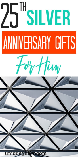 Silver anniversary gifts for clearance him