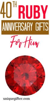 40th Ruby Anniversary Gifts for Him | Ruby Gifts For Husband | Anniversary Gift Ideas For Him | 40th Anniversary Gifts | Unique Gift Ideas For Husband| Anniversary Presents for Him | 40th Wedding Anniversary Gifts | Creative Gifts For Husband | #gifts #anniversary #presents #giftguide #giftsideas