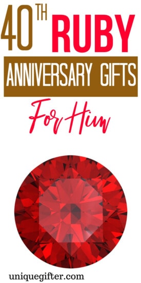 40th Ruby Anniversary Gifts for Him | Ruby Gifts For Husband | Anniversary Gift Ideas For Him | 40th Anniversary Gifts | Unique Gift Ideas For Husband| Anniversary Presents for Him | 40th Wedding Anniversary Gifts | Creative Gifts For Husband | #gifts #anniversary #presents #giftguide #giftsideas