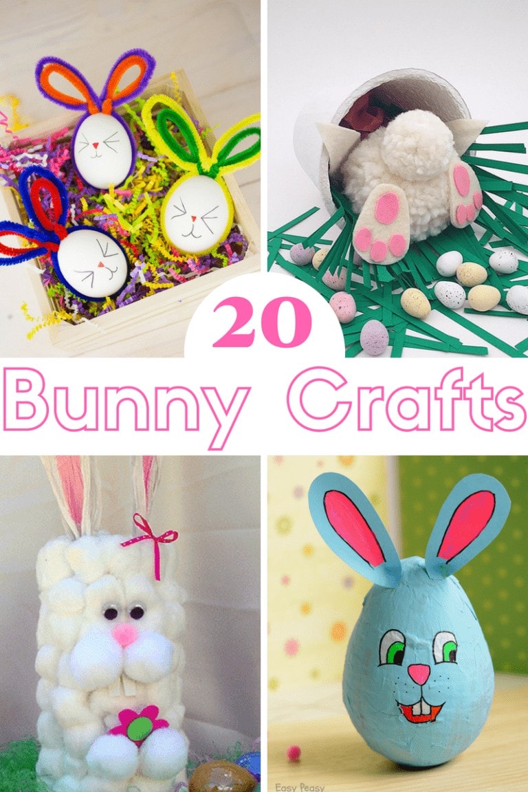 The Cutest Bunny Crafts to Make with Kids - Unique Gifter