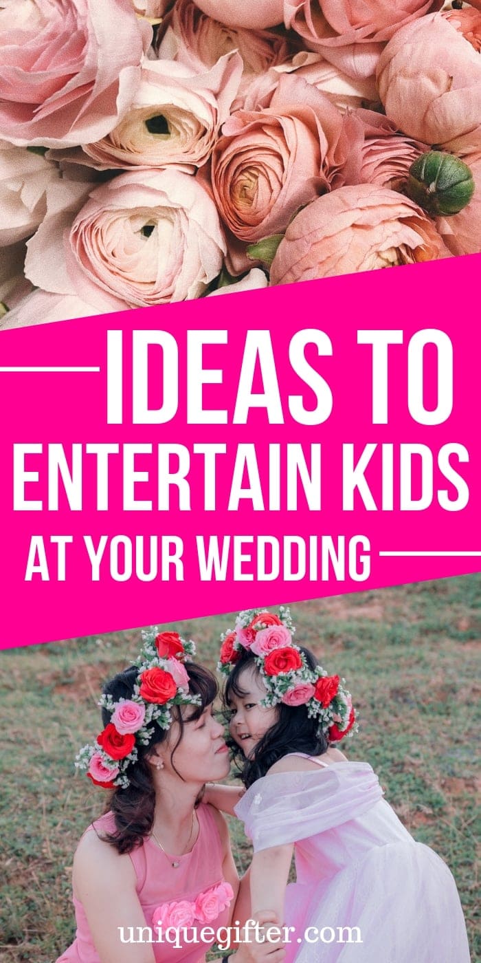Creative Ideas to Entertain Kids at Your Wedding | DIY wedding activity ideas | How to include children in a wedding | How to keep kids busy at a wedding | Fun activities for kids at weddings | Outdoor wedding games | #wedding #kids #kidactivites