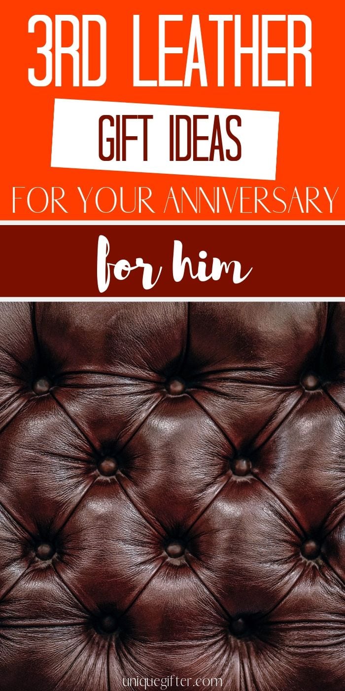 3rd Leather Anniversary Gifts for Him | 3rd Anniversary Gift Ideas for Him | Leather Gift Ideas for Him | What to buy for your 3rd Wedding Anniversary for Him | Modern Leather Gift Ideas for Anniversary | What to buy for 3rd Leather Wedding Anniversary | Anniversary Presents for Him | #Anniversary #LeatherGifts #3rdAnniversary