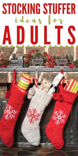 400+ Stocking Stuffer Ideas For Adults! - Unique Gifter