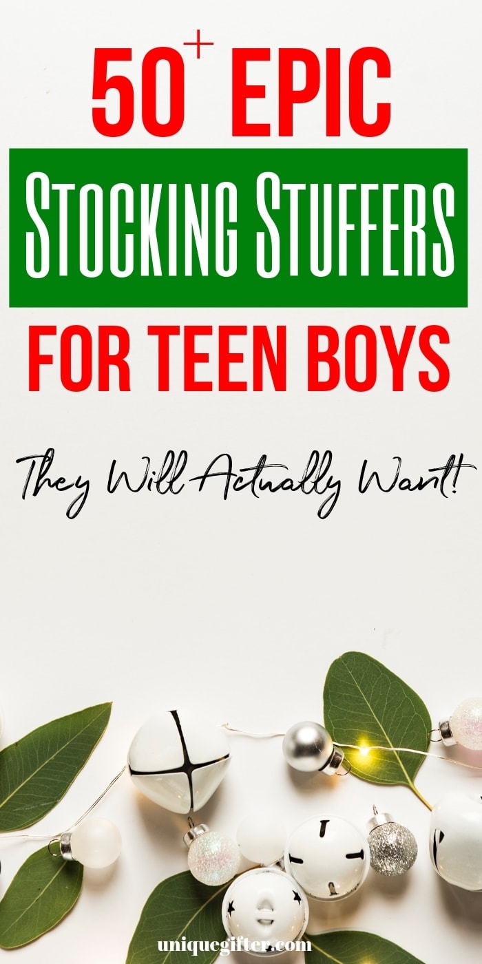 Stocking Stuffers for Teen Guys | Stocking Ideas for Male Teens | Christmas Stocking Fillers for Teenage Boys | What to get a teenager for Christmas | Holiday presents for a teen guy | Tween Gift Guide | Cheap & Creative Ideas | Kids Gifts | Budget Fun #christmas #teenboy #gift #giftguide #uniquegifter #presents #holiday