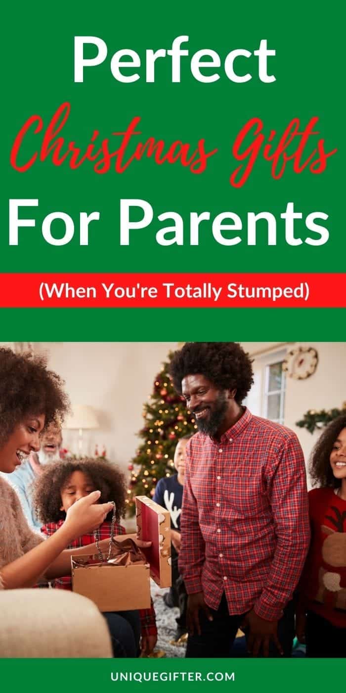 20 Christmas Gift Ideas you can Get Your Parents when You