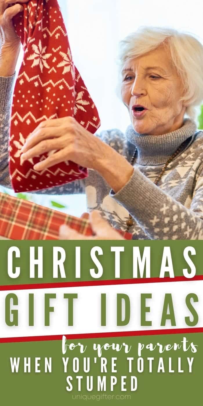 20 Christmas Gift Ideas you can Get Your Parents when You