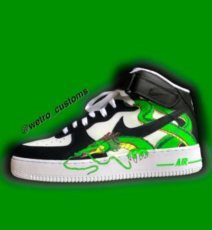 Custom Shenron DBZ sneakers 