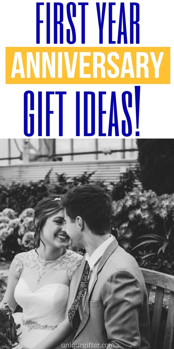 We survived our first year as newlyweds! I love the idea of picking traditional anniversary gifts each year - the first year is paper. I'm going to get my husband something inspired by this amazing list of ideas. I might even send it to him so he knows what to get his wife! #anniversary #gifts #presents