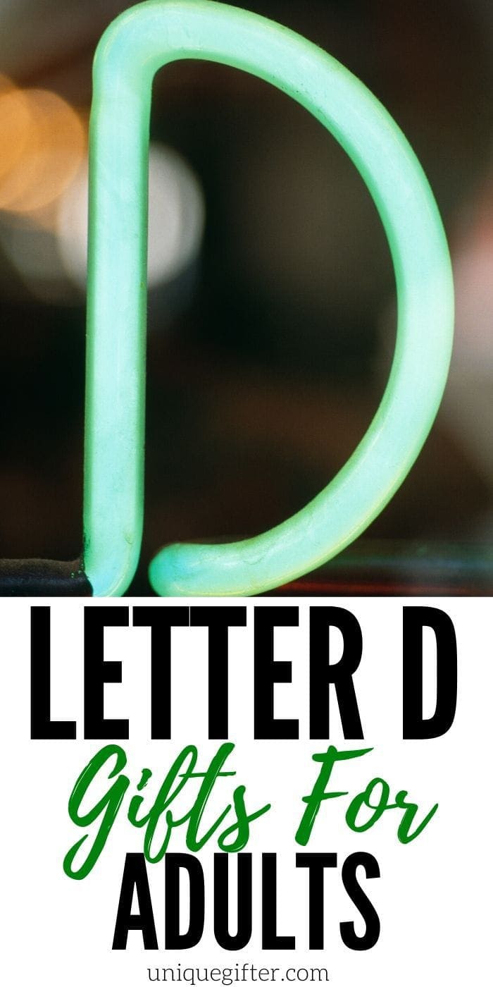 Setting up the world's best scavenger hunt? Use these inventive gift ideas that start with the letter D. | Birthday | Anniversary | Adult 20 Gift Ideas for the Letter D for Adults | How to find gift ideas that start with every letter of the alphabet | Themed birthday gifts for adults | Gift ideas for Dad | Presents for my Boyfriend or Girlfriend | #gifts #creativepresents #uniquegifter