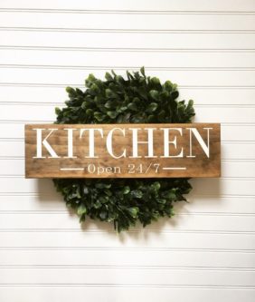 Kitchen Open Sign