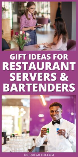 Great Gift Ideas for Servers | Great Gifts for Bartenders | Thank you gifts for waitress | Thank you gift for waiter | What to get my bartender for Christmas | Employee gift ideas