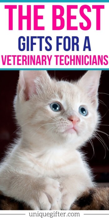 Is there a vet tech that makes the world better at the animal hospital? Say thanks with these gift ideas for veterinary technicians! | Christmas Gifts for Vet Hospitals | Thank you gift ideas for a vet tech | Animal Hospital Presents | #gifts #giftguide #presents #unique #veterinarian