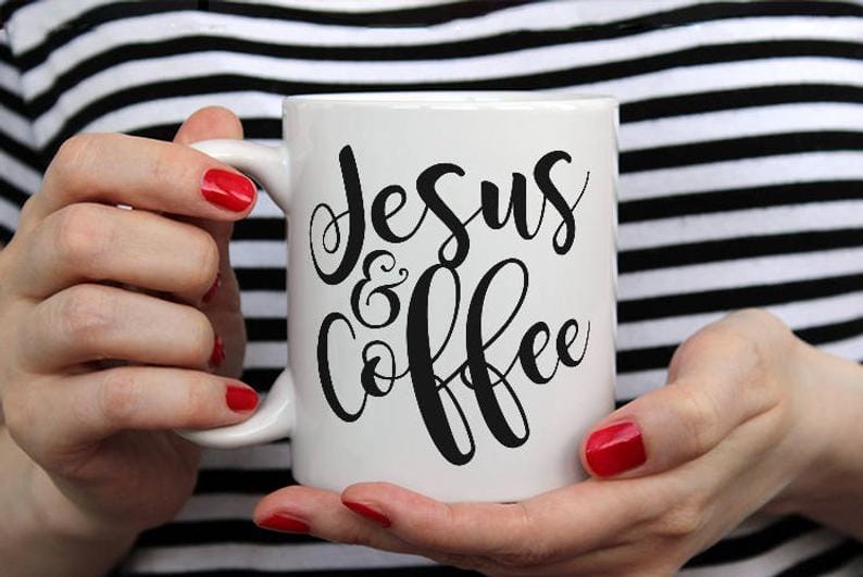 “Jesus & coffee” Mug for women at church