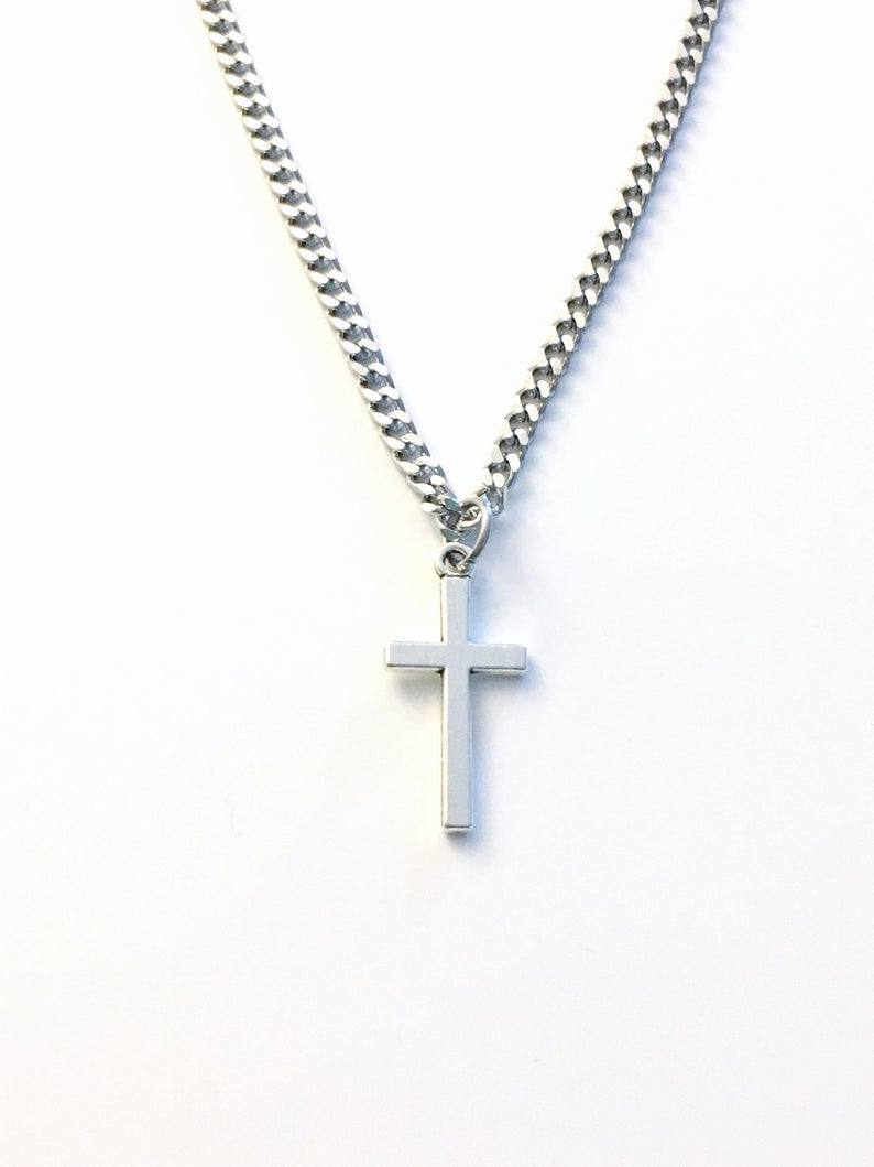 Cross necklace to give to dads in a church congregation for father's day