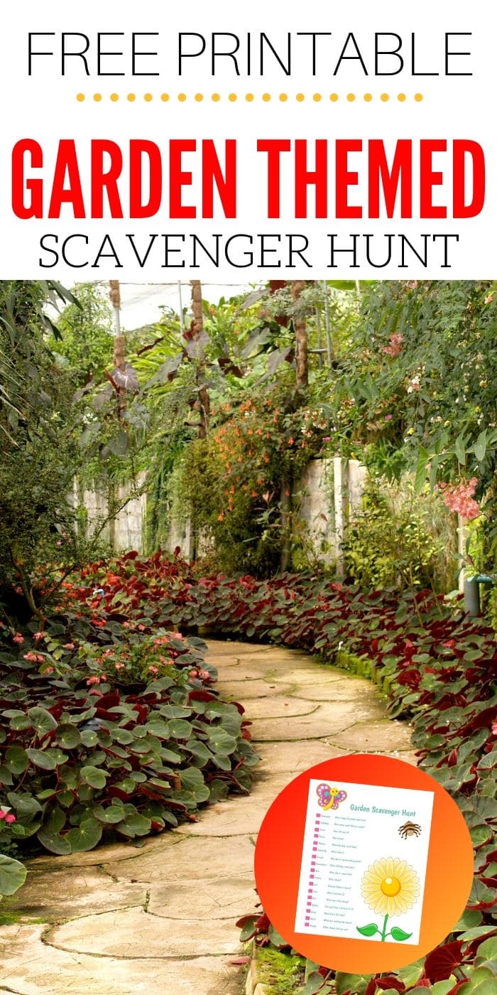 Free Printable Garden Scavenger Hunt | Easy Kids Scavenger Hunt | Scavenger Hunt | Gardening For Kids | Unique Scavenger Hunt | Creative Scavenger Hunt | #kids #scavengerhunt #garden #free #printable