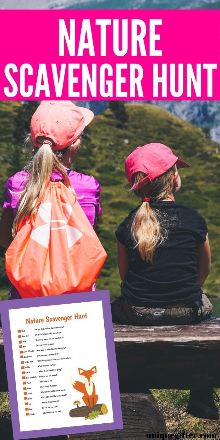 FREE Printable Nature Scavenger Hunt | Scavenger Hunt | Nature For Kids | Kids Scavenger Hunts | Kid Activity | Fun Activity For Kids | Child Scavenger Hunt | #scavengerhunt #easy #kids #fun #nature