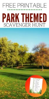 FREE Printable Park Scavenger Hunt | Unique Gifter